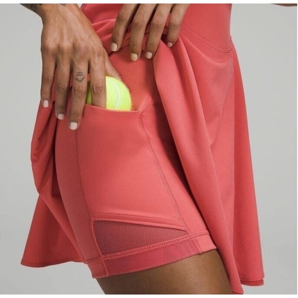 LULULEMON Dress Women's 6 Raspberry NWT Court Crush Hidden Pockets Tank Tennis - Picture 6 of 12